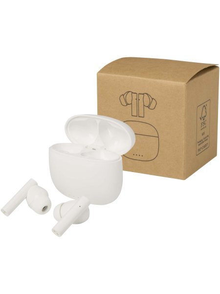 Cuffie TWS Bluetooth in plastica riciclata con auricolari Alterf