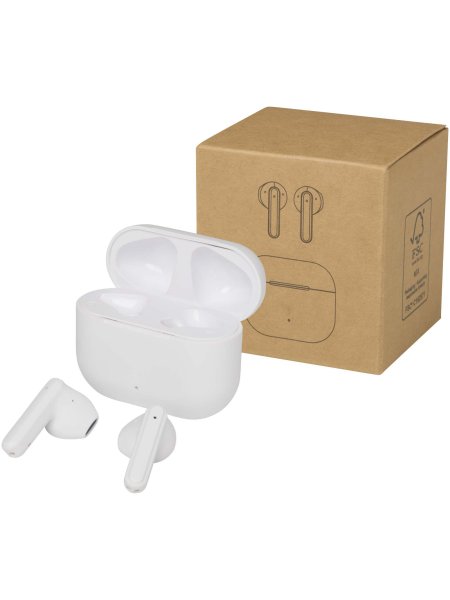 Cuffie Bluetooth® True Wireless in plastica riciclata Altais
