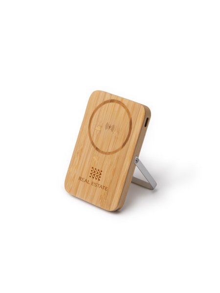 Caricabatterie wireless e supporto smartphone personalizzabile Yokas