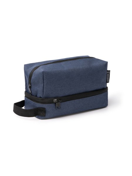 Beauty case in poliestere R-Pet personalizzabile Bradex