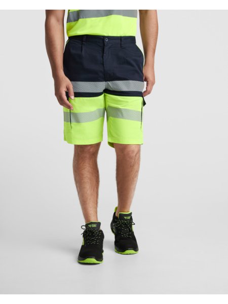 Bermuda alta visibilità unisex personalizzabile Roly WorkWear Lada