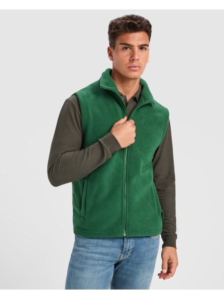 Gilet in pile unisex personalizzabile Roly New Bellagio