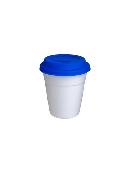 Tazzina riutilizzabile con tappo in silicone personalizzabile Pure Cup 110 ml