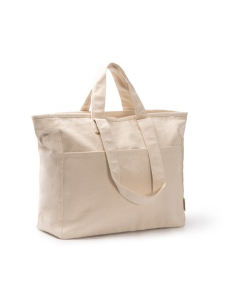 Shopper bag in cotone personalizzabile Tonga 42 x 37 x 15 cm