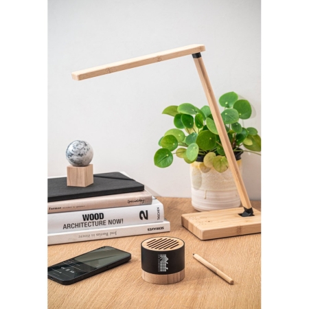 Colonna audio portatile in bambù e alluminio riciclato FERDINAND