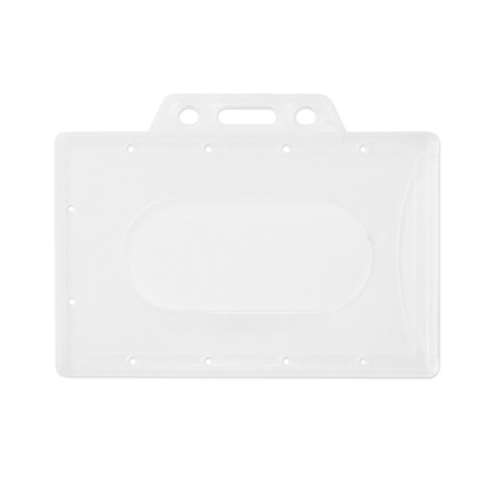 Portacarte rigido in PP resistente e pratico 86 x 54 mm PRYMA