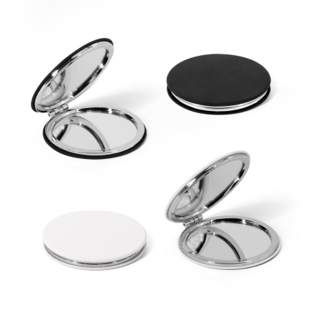 Specchio rotondo bifacciale con ingrandimento in PU FREYA