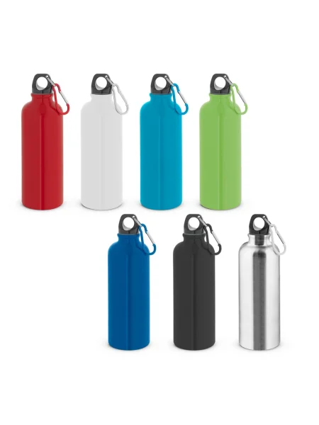 Borraccia acciaio inox 550 ml con moschettone KELCE