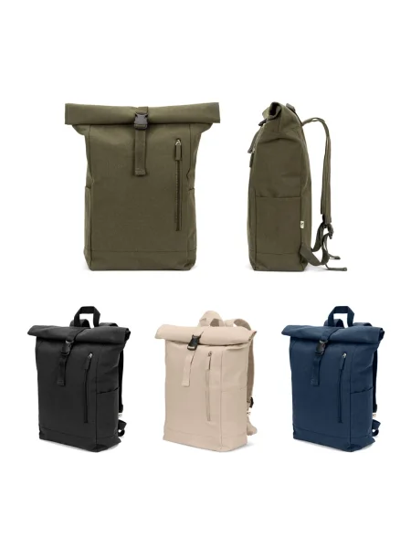 Zaino roll top 17L cotone e poliestere riciclato 380 g/m² SAINT