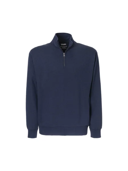 Felpa mezza zip personalizzabile Utopic Half Zip Regenarated