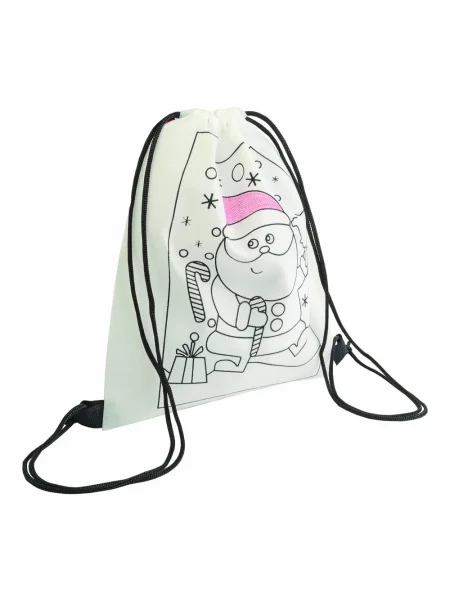 Sacca in TNT da colorare personalizzabile Xmas Art Backpack