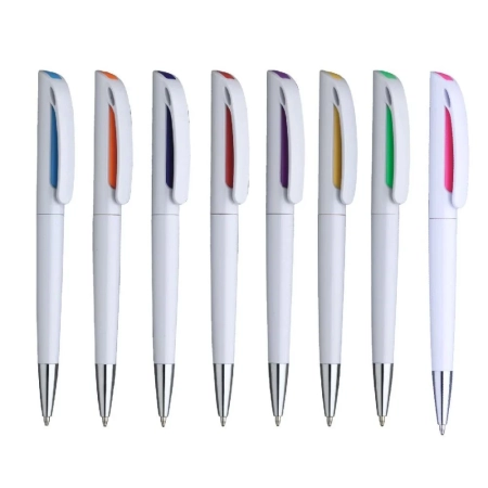 Penna a sfera in plastica refill Nero personalizzabile Twist