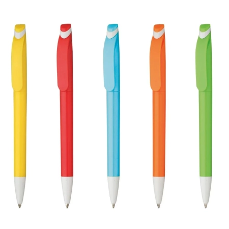 Penna a sfera in plastica refill nero personalizzabile Surf