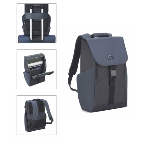 Zaino porta pc 15'' personalizzabile Delsey 31,5 x 45,5 x 14,5 cm