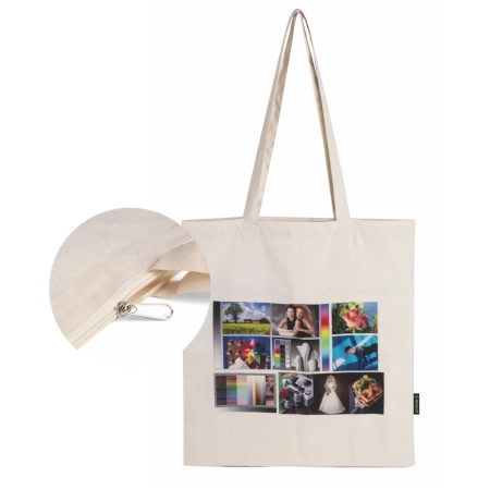 Shopper in in R-Pet con zip personalizzabile Sabi 38 x 43 cm