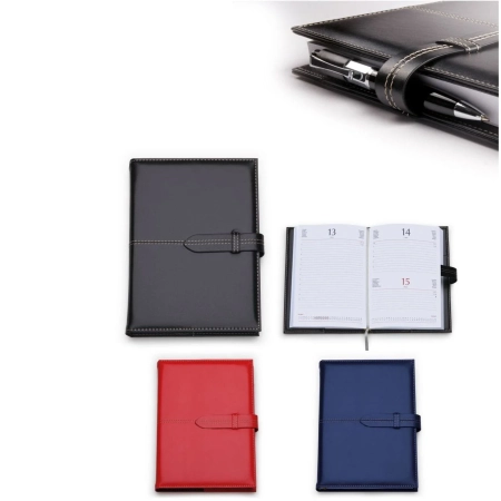 Agenda giornaliere in similpelle personalizzabile 15 x 21 cm