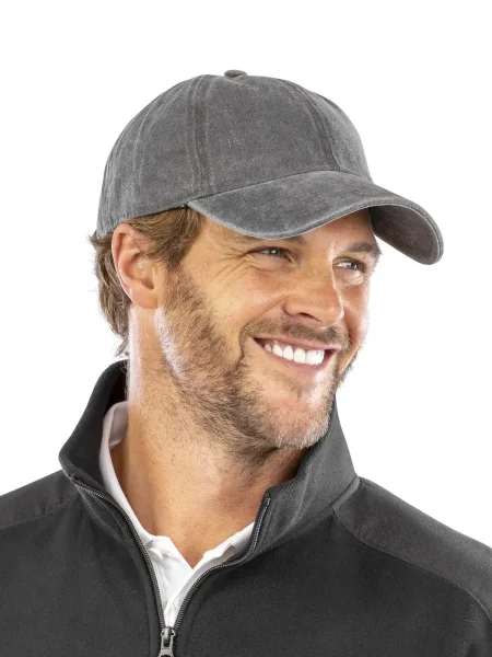 Cappellino 6 pannelli 175 g/m² personalizzabile Result Pure Cotton Vintage