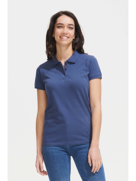 Polo con logo ricamato Perfect Women 180 gr. da 4 30