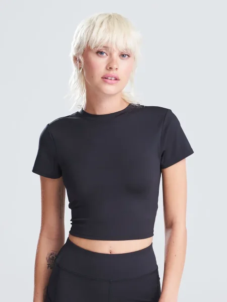Maglia donna 240 g/m² personalizzabile Just Cool AWDis Women’s Recycled Cropped T