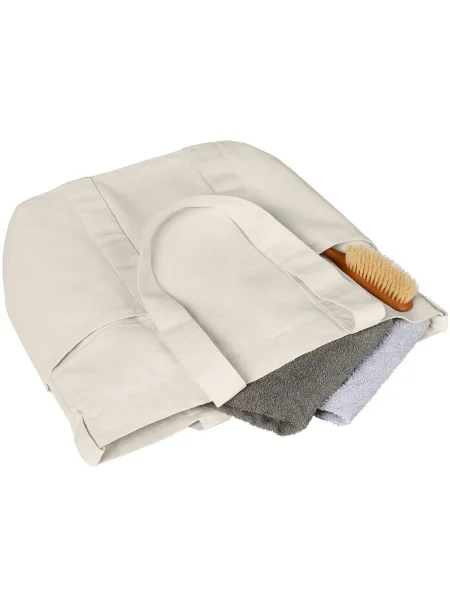 Shopper ecologica 310 g/m² personalizzabile Halfar Wellness Shopper Bag Organic 35 x 40 x 18 cm