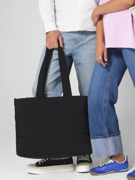 Tote bag trapuntata personalizzabile BagBase Quilted Tote Bag 47,5 x 36 x 14,5 cm