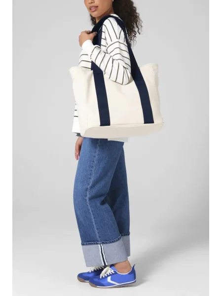 Shopper tote bag personalizzabile BagBase Edit Canvas Tote 25 L