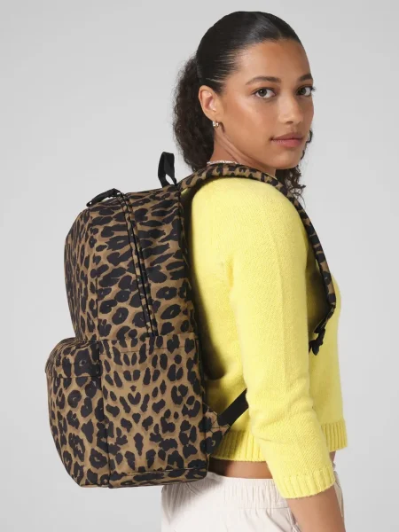 Zaino classico personalizzabile BagBase Leopard Print Backpack 20 L