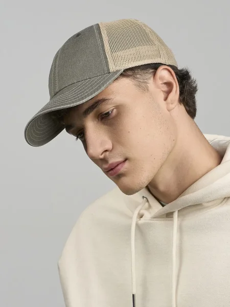 Cappellino trucker 6 pannelli 265 g/m² personalizzabile Atlantis Teon