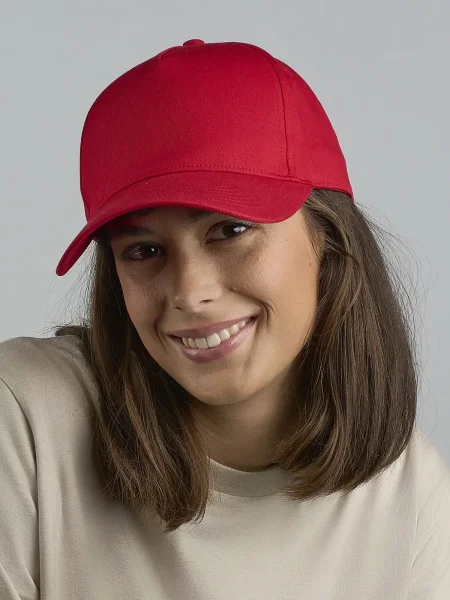 Cappellino baseball 5 pannelli 200 g/m² personalizzabile Atlantis Egon
