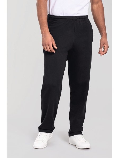 Pantaloni tuta unisex 230 g/m² personalizzabile Fruit of the Loom Iconic 250 Open Hem