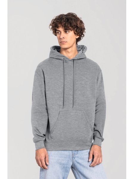 Felpa con cappuccio unisex 230 g/m² personalizzabile Fruit of the Loom Iconic 250