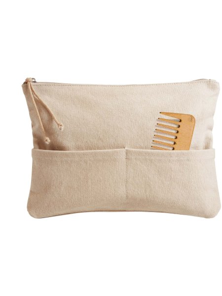 Astuccio per accessori in cotone biologico Citizen Green Zipzip