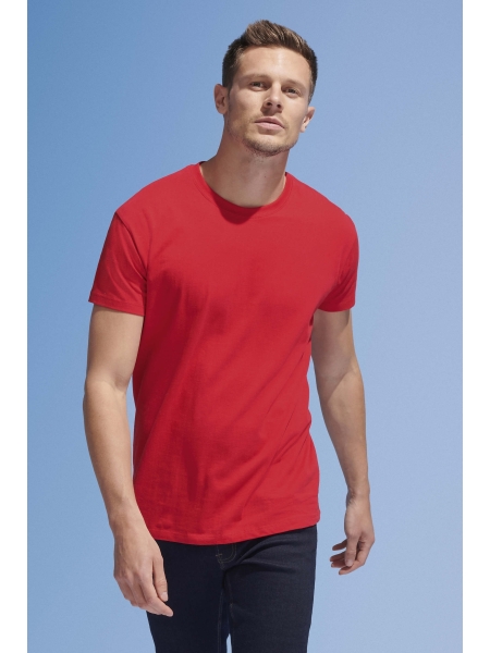 T shirt uomo girocollo in cotone Sol's Imperial
