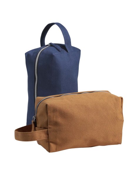 Custodia cotone riciclato con zip 22 x 11 x 15,5 cm  Citizen Green Natura