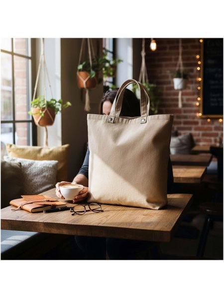 Zaino cotone riciclato 260 g/m² 38 x 40 cm Citizen Green Toteback