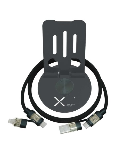 Supporto telefono pieghevole con cavo 4 in 1 da 240 W SCX.design O34