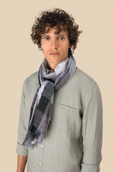 Sciarpa unisex a quadri 80 g/m² personalizzabile Spasso