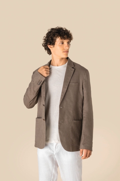 Giacca uomo in lino 155 g/m² personalizzabile Spasso