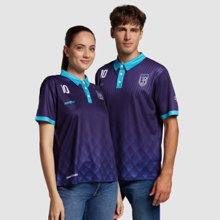 Polo personalizzabile in piqué sublimato 165 g/m²