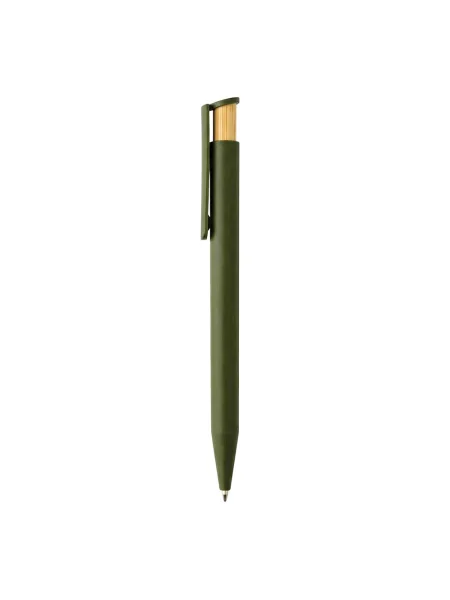 penna-a-scatto-refill-nero-personalizzabile-bambooclick-verde-scuro-2.webp