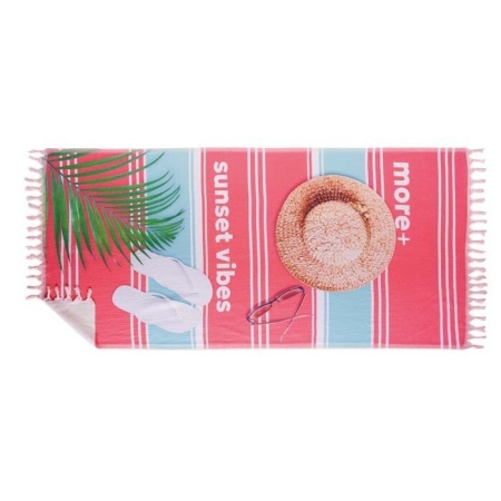 Telo mare  Hammam a colori in policotone da 280 g/m².