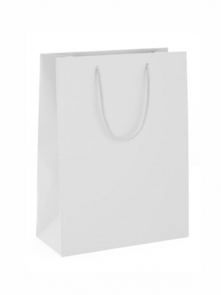 Buste di carta natural sealing maniglia in corda - 16x8x 25+5 cm
