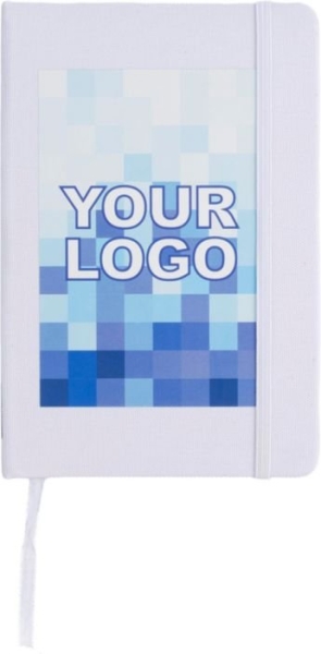 Taccuino rPET e PU formato A5 con elastico e segnalibro Samira