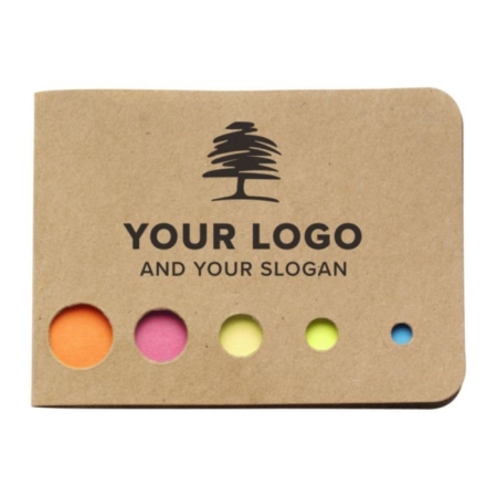 Set memo FSC Mix con memo stick colorati e copertina 300 g/m² Dwayne