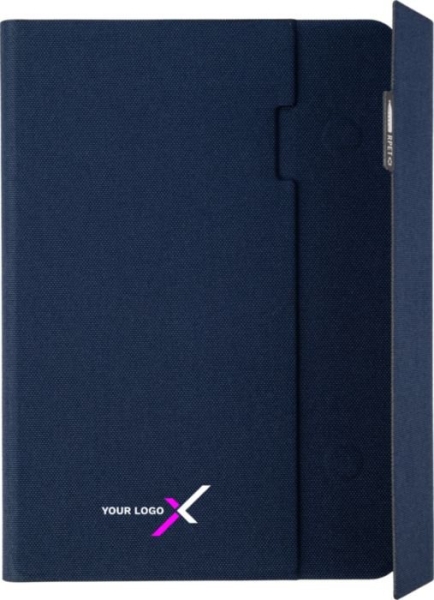 Portablocco in rPET A5 con supporto per telefono e chiusura magnetica Tamara
