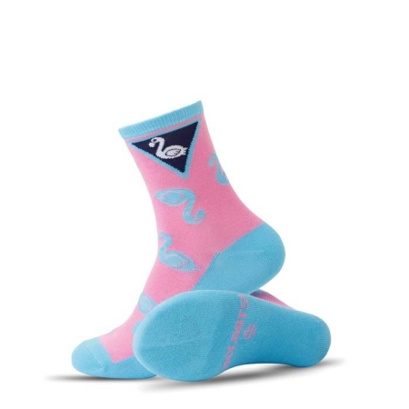 Calzini alla caviglia in cotone jacquard dal design personalizzato.