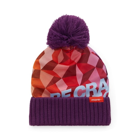 Berretto in poliestere con pom pom personalizzato