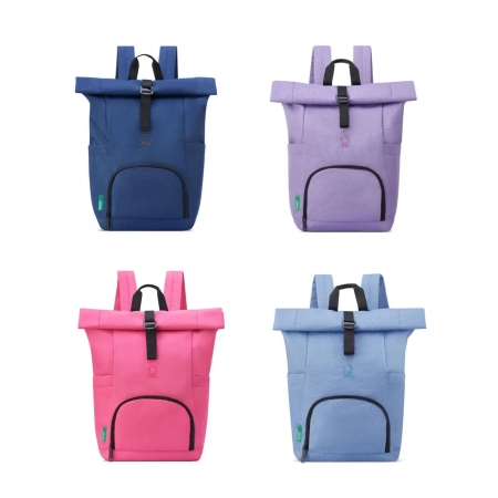 Zaino roll top porta pc 15,6'' personalizzabile Delsey Be Benetton 22 L