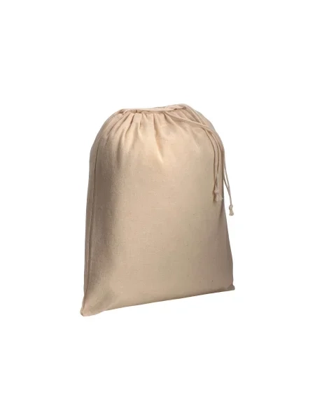 Sacchetto regalo in cotone 120 g/m² personalizzabile Parma Natural M 25 x 30 cm