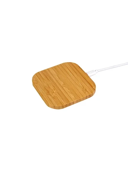 Base di ricarica wireless in Bambu personalizzabile